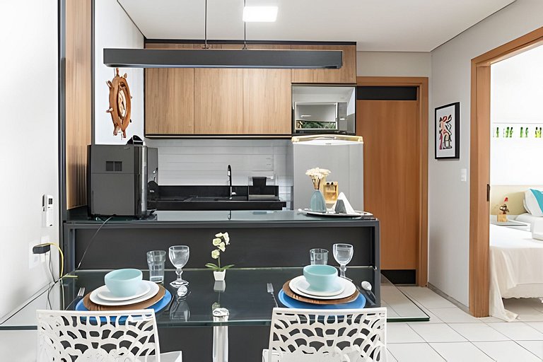 Flat no Marulhos Suites Resort - unidade C104 Térreo