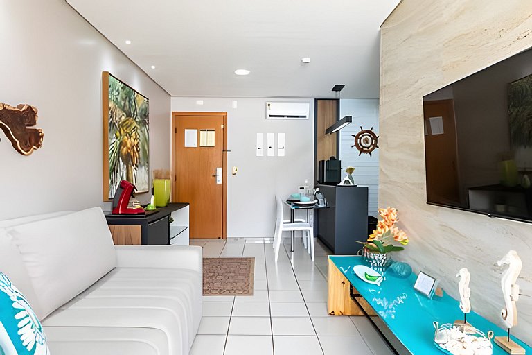 Flat no Marulhos Suites Resort - unidade C104 Térreo