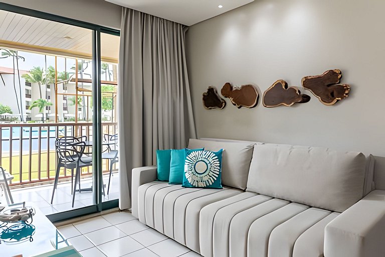 Flat no Marulhos Suites Resort - unidade C104 Térreo