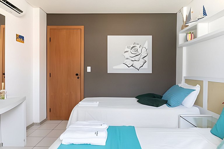 Flat no Marulhos Suites Resort - unidade C104 Térreo