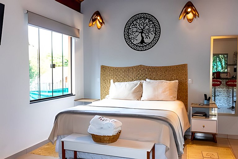 Chalé 1 c/ Hidro da Jacuzzi e Lareira