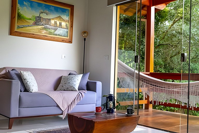 Chalé 1 c/ Hidro da Jacuzzi e Lareira