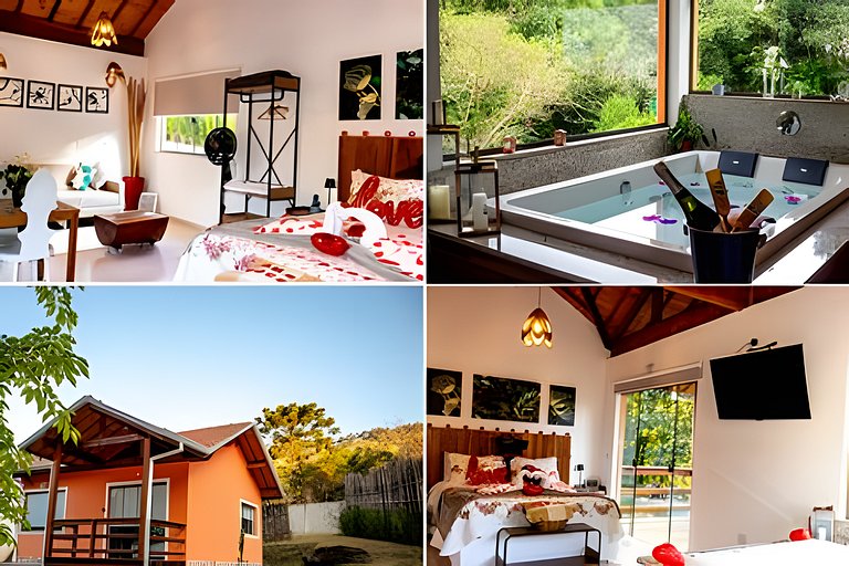 Chalé 2 c/ Hidro da Jacuzzi e Lareira