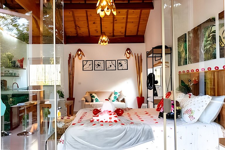 Chalé 2 c/ Hidro da Jacuzzi e Lareira