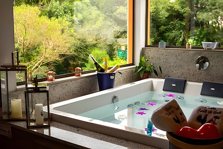 Chalé 2 c/ Hidro da Jacuzzi e Lareira