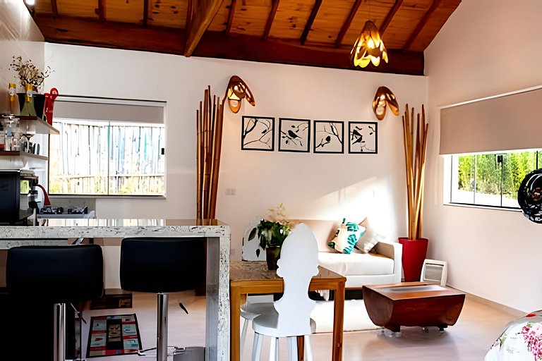 Chalé 2 c/ Hidro da Jacuzzi e Lareira