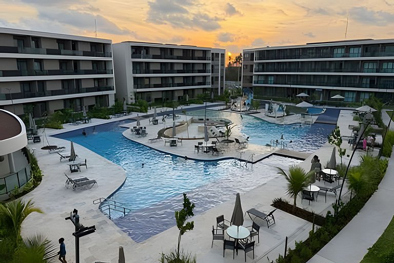 Malia Beach no melhor trecho da praia de Muro Alto