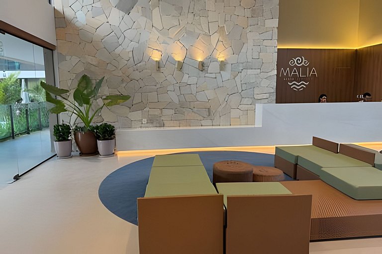 Malia Beach no melhor trecho da praia de Muro Alto