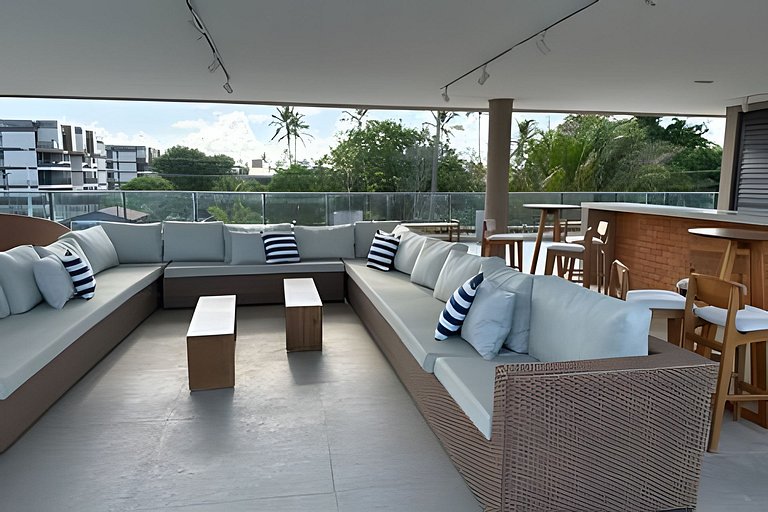 Malia Beach no melhor trecho da praia de Muro Alto