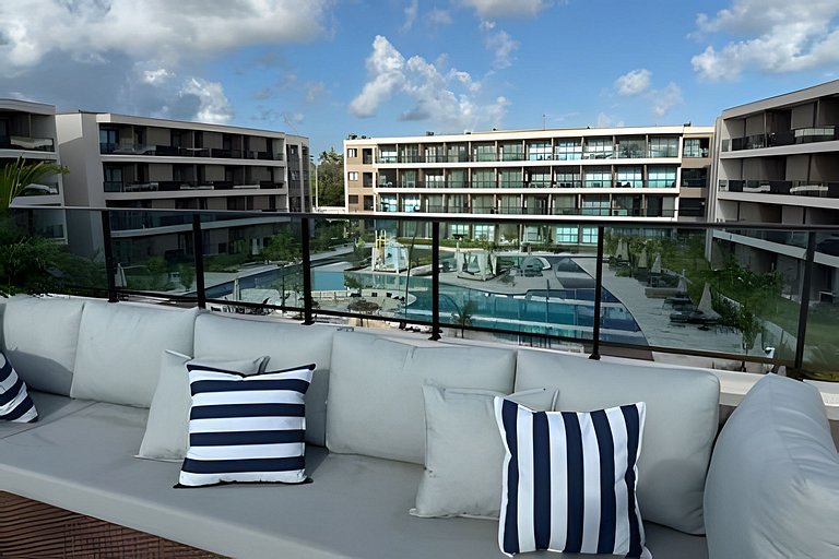 Malia Beach no melhor trecho da praia de Muro Alto